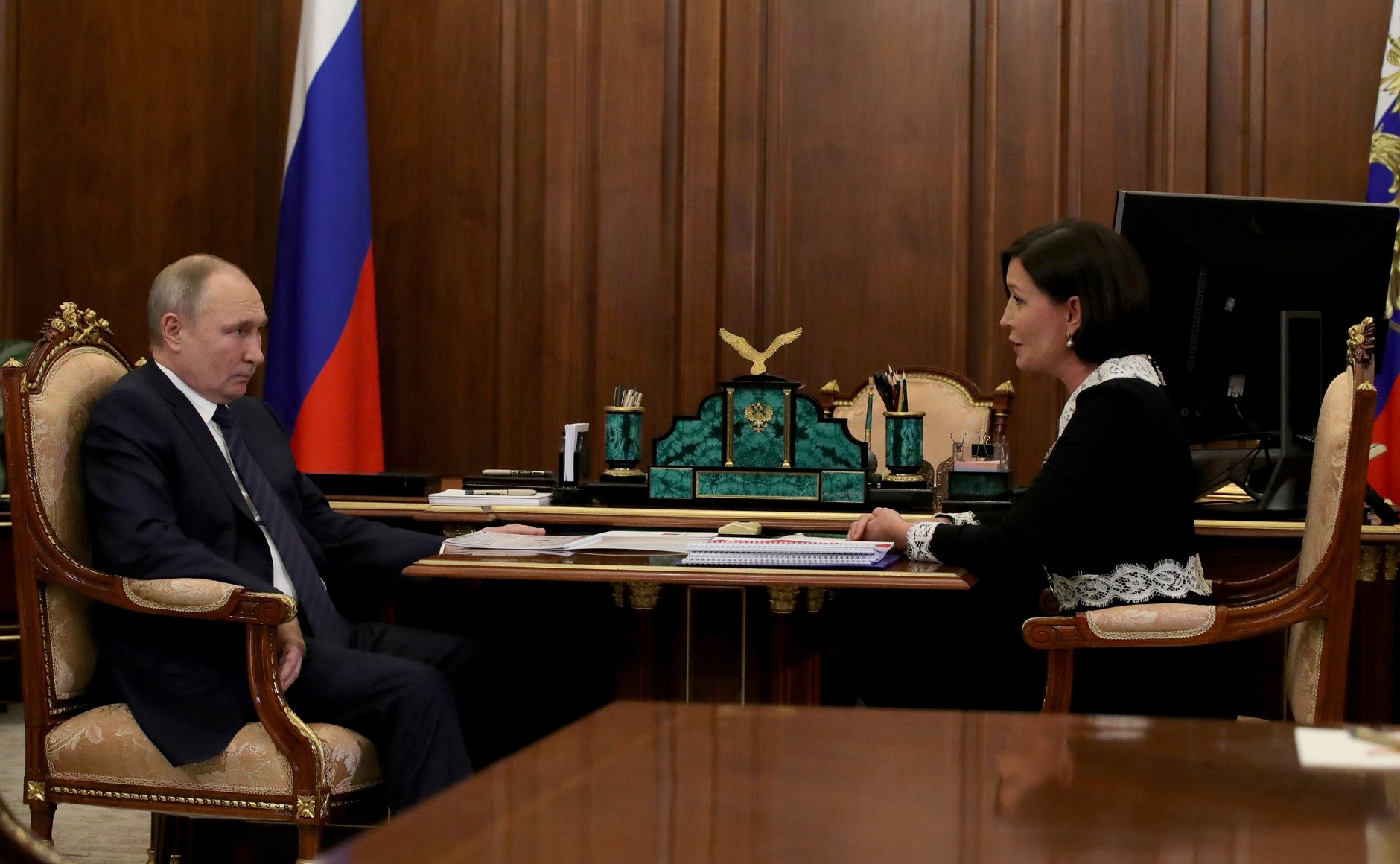 Владимир Путин провел встречу в Кремле с главой АСИ Светланой Чупшевой