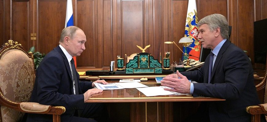 Путин встретился с руководством компании НОВАТЭК