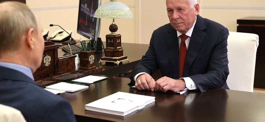 Путин встретился с главой госкорпорации «Ростех»