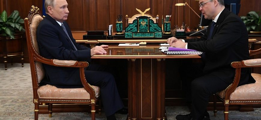 Путин встретился с губернатором Ставропольского края