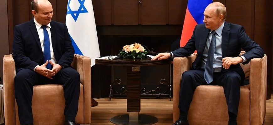 Путин встретился с Премьер-министром Израиля
