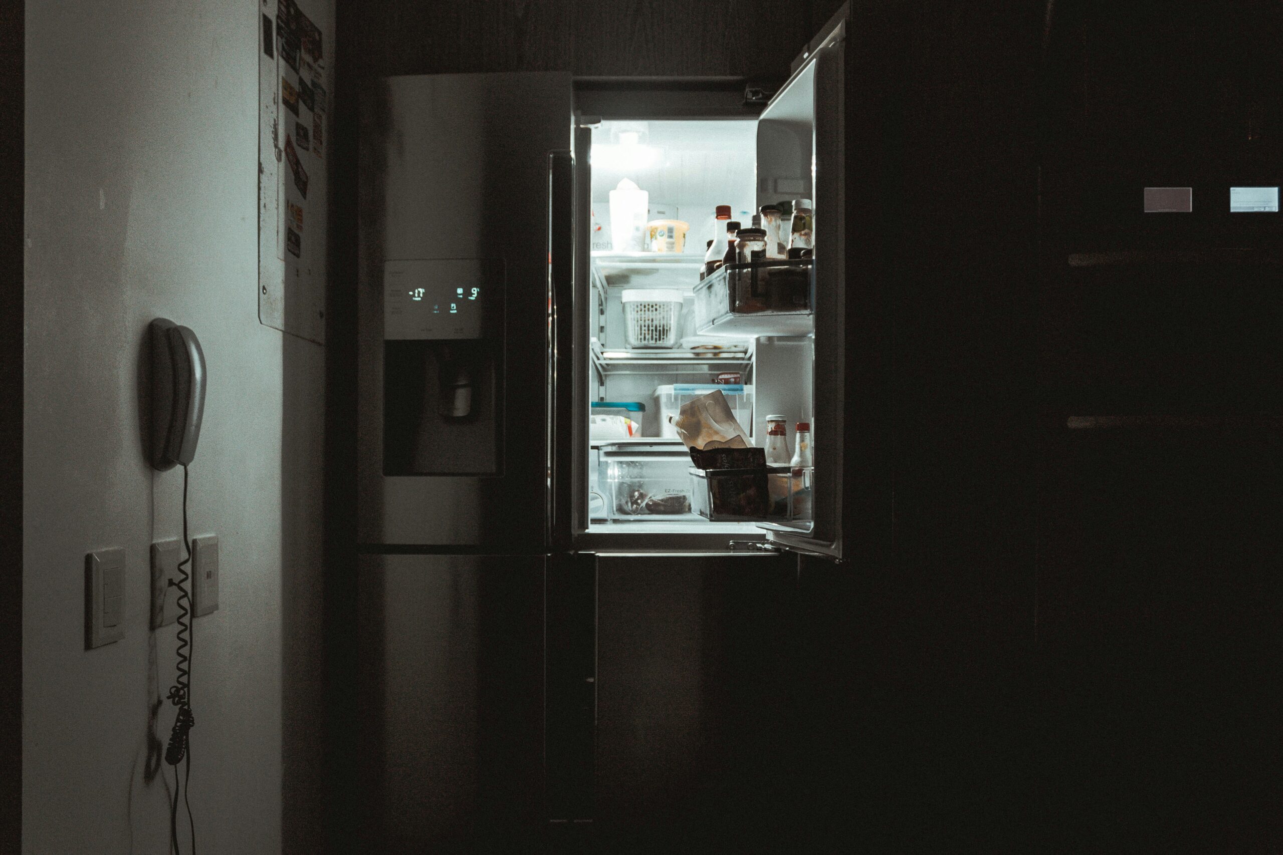 холодильник, еда