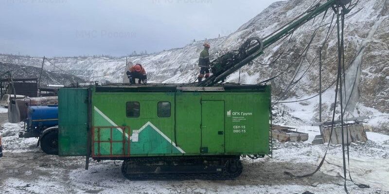 рудник, завалы, шахта