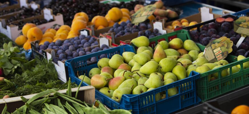 рынок, продукты, овощи, фрукты, еда, фермер